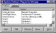 Winamp Hotkeys